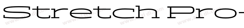 Stretch Pro字体转换